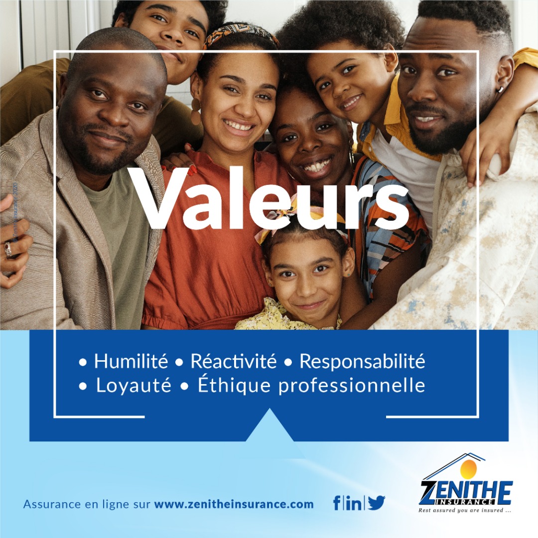Nos Valeurs - Zenithe Insurance